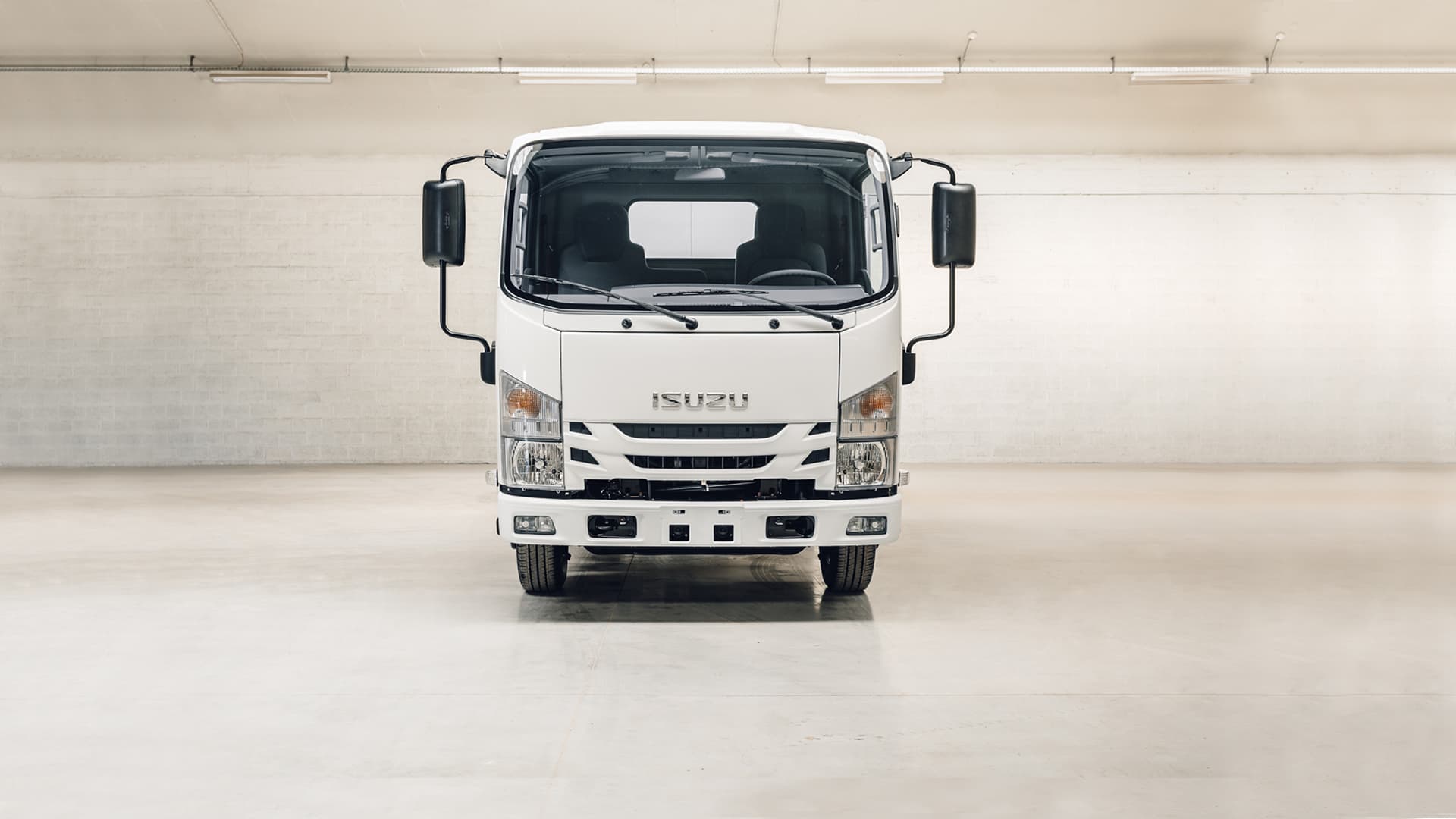 Isuzu N-Series Front view of truck